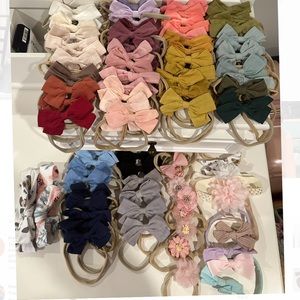 Huge lot 81 pieces- baby girl headbands.
